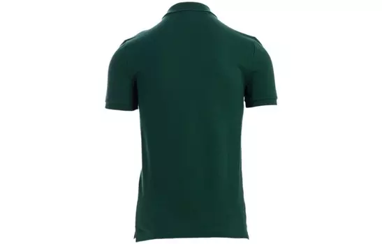 Рубашка поло мужская темно-зеленая Lacoste, темно-зеленый