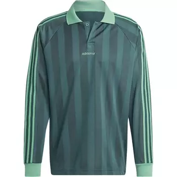 Рубашка поло мужская зеленая Adidas Originals, зеленый