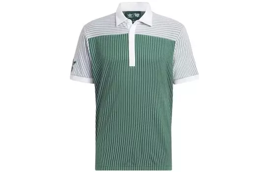 Рубашка поло мужская зеленая Adidas Originals, зеленый