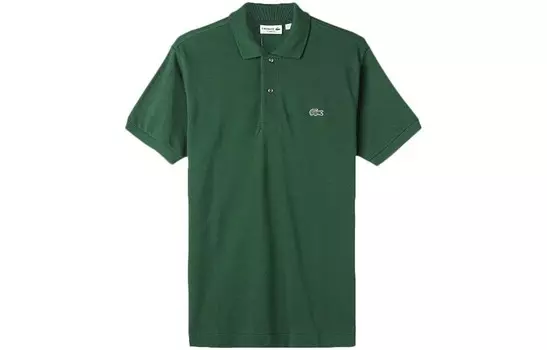 Рубашка поло мужская зеленая Lacoste, зеленый