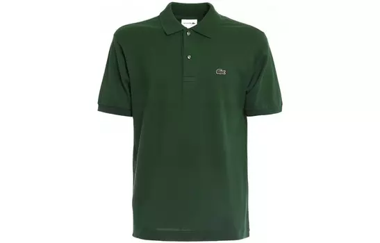 Рубашка поло мужская зеленая Lacoste, зеленый