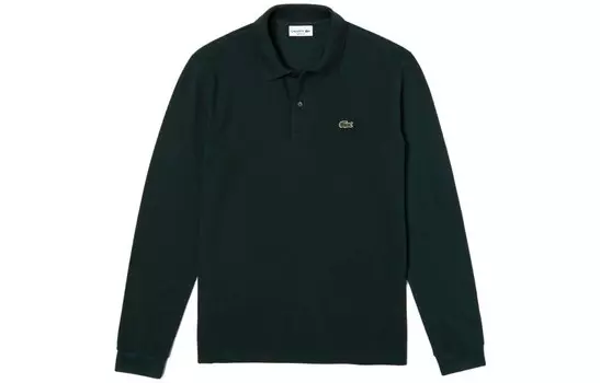 Рубашка поло мужская зеленая Lacoste, зеленый
