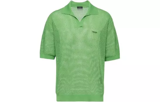 Рубашка поло мужская Prada, зеленый