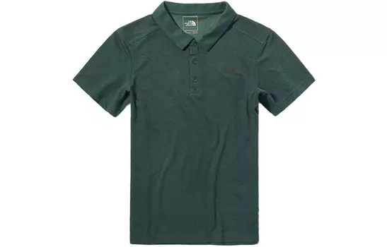Рубашка поло мужская зеленая The North Face, зеленый