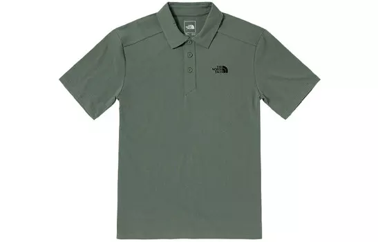 Рубашка поло мужская зеленая The North Face, зеленый