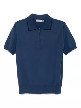 Рубашка поло на молнии Canali, синий