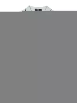 Рубашка-поло на молнии с вышитым логотипом Fred Perry, синяя