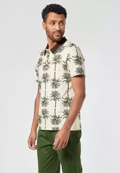 Рубашка поло NEW WAY - WITH PRINT 4funkyflavours, песочный