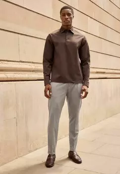 Рубашка поло Next, коричневый