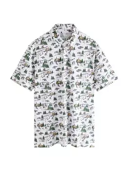 Рубашка поло Next Regular fit Shirt, белый