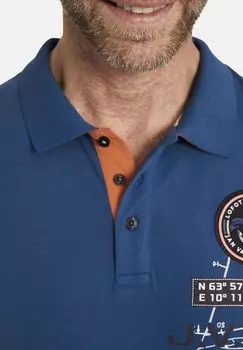 Рубашка поло NICCO Jan Vanderstorm, синий