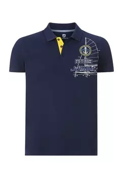 Рубашка-поло NICCO JAN VANDERSTORM, темно-синий
