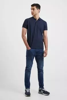 Рубашка-Поло Nights Danforth French Connection, синий