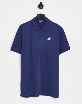 Рубашка поло Nike Club темно-синяя