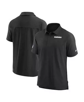 Рубашка поло Nike Las Vegas Raiders Sideline Lockup, черный