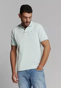 Рубашка поло NO EXCESS, бирюзовый