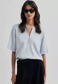 Рубашка поло NORALIE Second Female, антрацит