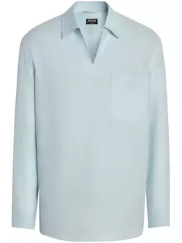 Рубашка поло Oasi Zegna, синий