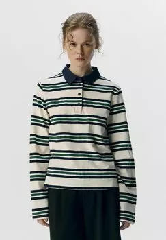 Рубашка поло Object, темно-синий