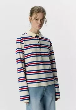 Рубашка поло Object, темно-синий