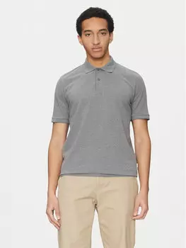Рубашка поло облегающего кроя 16095851 Selected Homme, серый