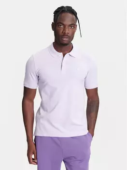Рубашка поло облегающего кроя 3WG9U301Z United Colors Of Benetton, фиолетовый
