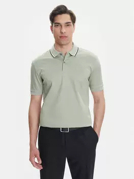 Рубашка поло облегающего кроя Penrose 38 50469360 Boss, зеленый