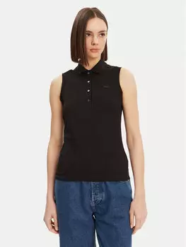 Рубашка поло облегающего кроя PF5445 Lacoste, черный