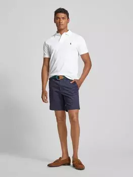 Рубашка-поло облегающего кроя с этикеткой Polo Ralph Lauren, белый
