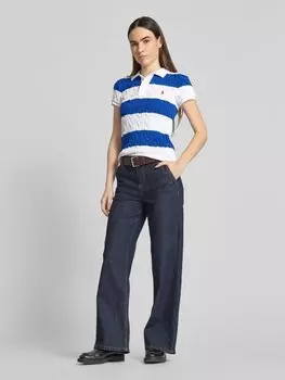 Рубашка-поло облегающего кроя в трикотажном исполнении Polo Ralph Lauren