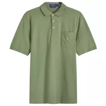 Рубашка поло, окрашенная в готовом виде Polo Ralph Lauren, зеленый