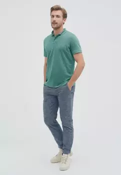 Рубашка поло OLE Living Crafts, бирюзовый