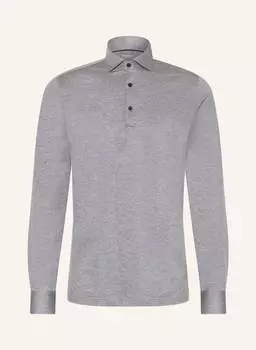 Рубашка поло OLYMP Jersey Level Five body fit, серый
