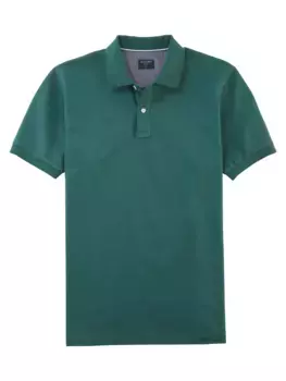 Рубашка-поло OLYMP "Повседневная", зеленый