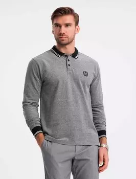 Рубашка поло Ombre, черный