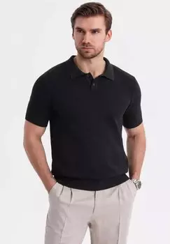Рубашка поло Ombre, черный