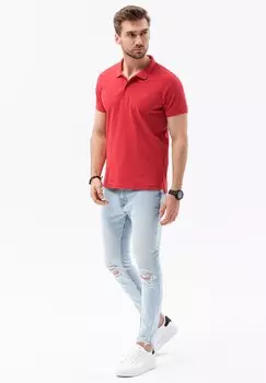 Рубашка поло Ombre, красный
