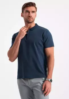 Рубашка поло Ombre, темно-синий
