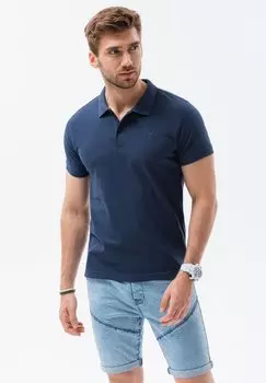 Рубашка-поло Ombre, темно-синяя