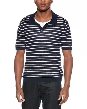 Рубашка поло Onia Linen, синий