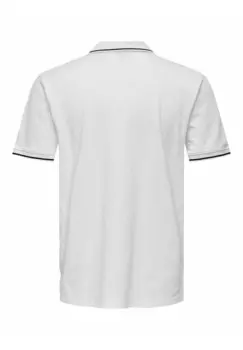 Рубашка поло ONSFLETCHER REG NOOS Only & Sons, кремовый