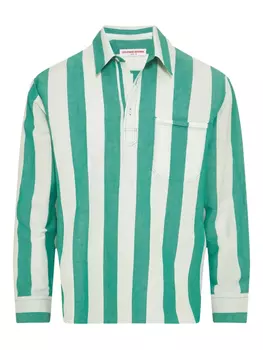 Рубашка поло Orlebar Brown Shanklin, зеленый