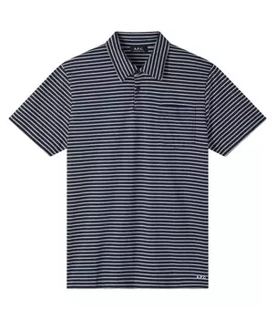 рубашка-поло Pablo APC, цвет Dark Navy Blue