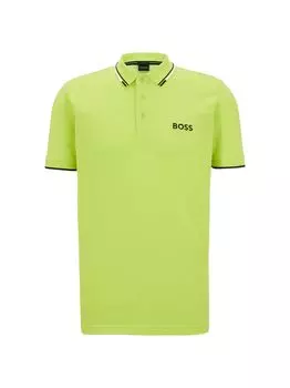 Рубашка поло Paddy Pro BOSS, зеленый