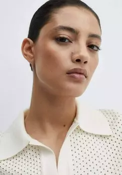 Рубашка-поло Paola Mango, кремовый