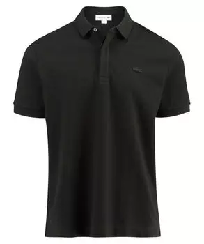 Рубашка-Поло Paris стандартного кроя с короткими рукавами Lacoste, черный