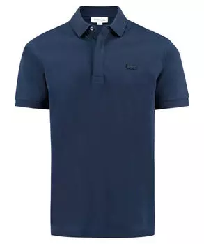 Рубашка-Поло Paris стандартного кроя с короткими рукавами Lacoste, синий