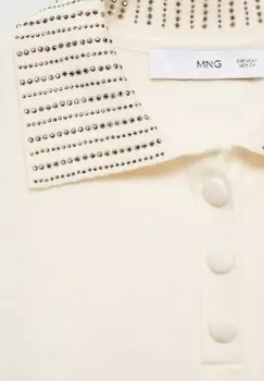 Рубашка поло PAULA Mango, кремовый