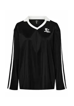 Рубашка поло PCGRACE Pieces, черный