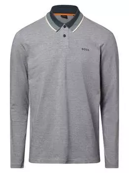 Рубашка-Поло peoxfordlong_1 Boss Orange, серый